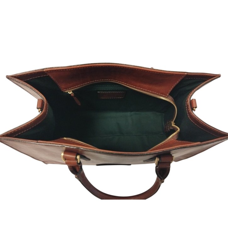 the bridge Handtasche Rindleder braun